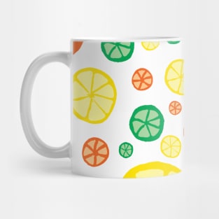 Fun Fruity Cirtus Pattern Mug